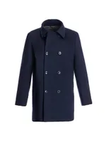 Lined Wool Car Coat