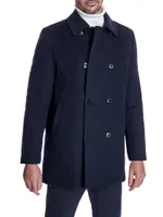 Lined Wool Car Coat