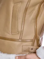 Leather & Shearling Flight Jacket