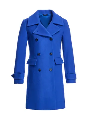 Double-Breasted Wool Coat