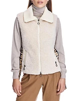 Shearling Lamb & Quilted Shell Vest