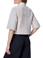 Evening Lamb Bolero Coat