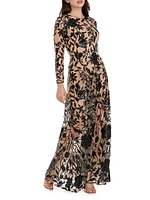 Ava Sequined Tulle Maxi Dress