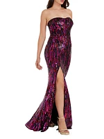 Nikita Sequin Tulle Mermaid Gown