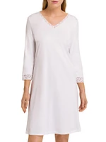 Moments Cotton Lace-Trim Nightgown