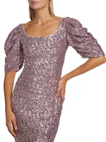 Fujita Sequined Minidress