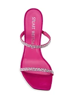 Aleena Royale 100MM Embellished Suede Sandals