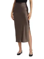 Blythe Silk Midi-Skirt