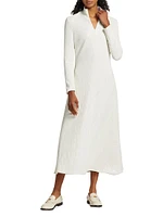 Zip Sequin Turtleneck Dress