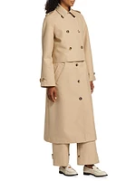 2-In-1 Cotton Double-Layered Trench Coat