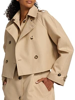 2-In-1 Cotton Double-Layered Trench Coat