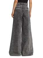 High-Rise Wide-Leg Jeans