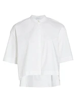 Poplin Cropped Shirt