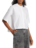 Poplin Cropped Shirt