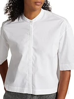 Poplin Cropped Shirt