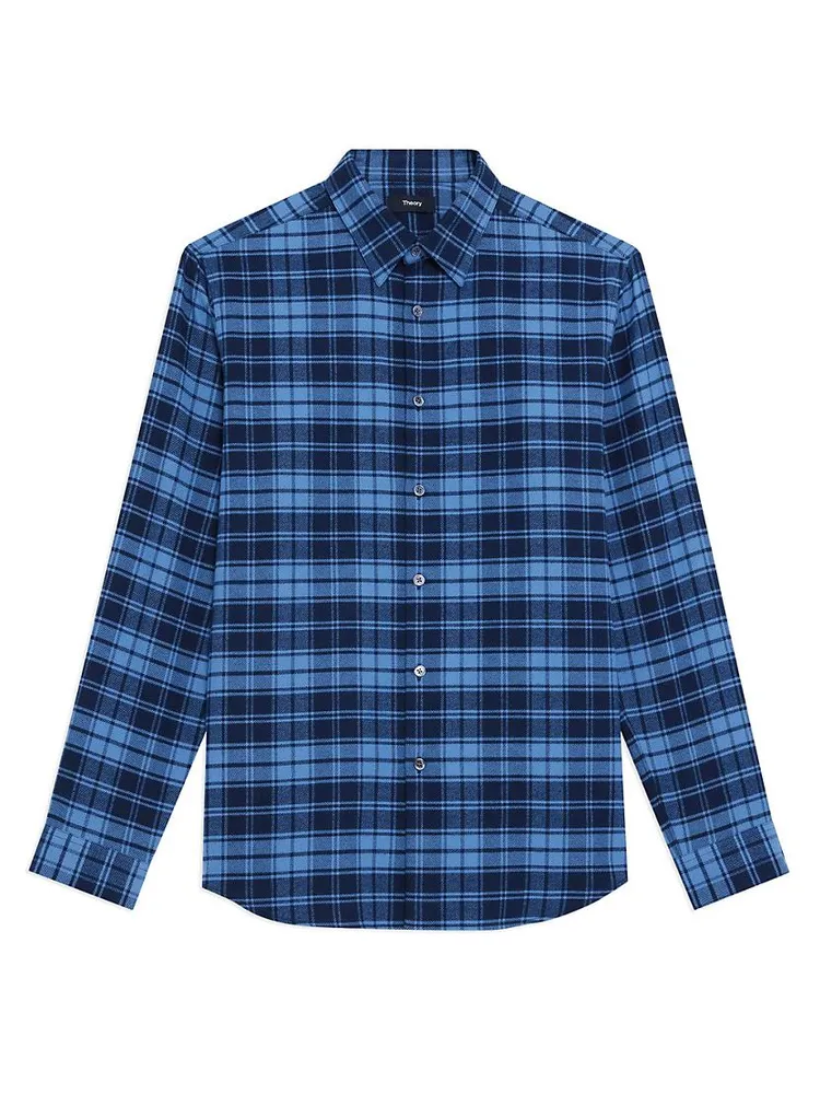 Irving Checked Button-Front Shirt