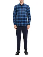 Irving Checked Button-Front Shirt