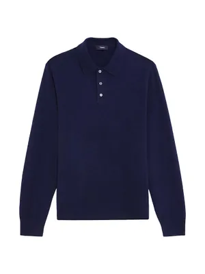 Hilles Cashmere Polo Sweater