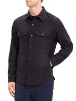 Garvin Wool-Blend Button-Front Shirt