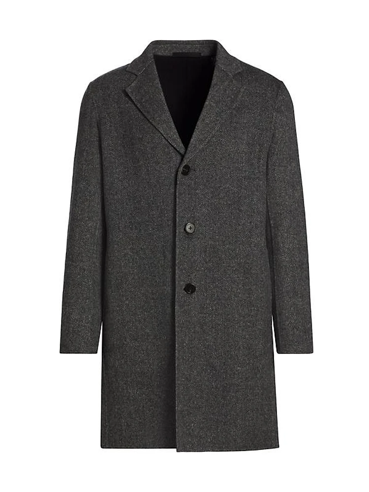 Almec Herringbone Wool Coat