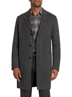 Almec Herringbone Wool Coat