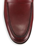 Exclus Bolama Leather Slip-On Loafers