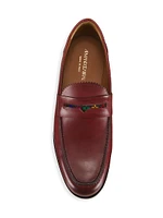 Exclus Bolama Leather Slip-On Loafers