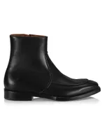 Mangai Leather Ankle Boots