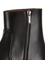 Mangai Leather Ankle Boots