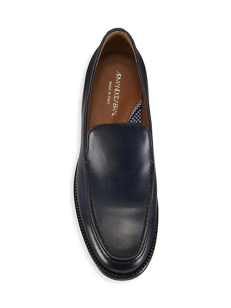 Danto Leather Slip-On Loafers