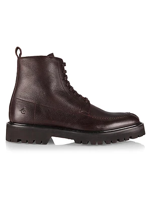 Curco Leather Lace-Up Lug Boots