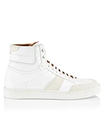 Bafata Leather High-Top Sneakers