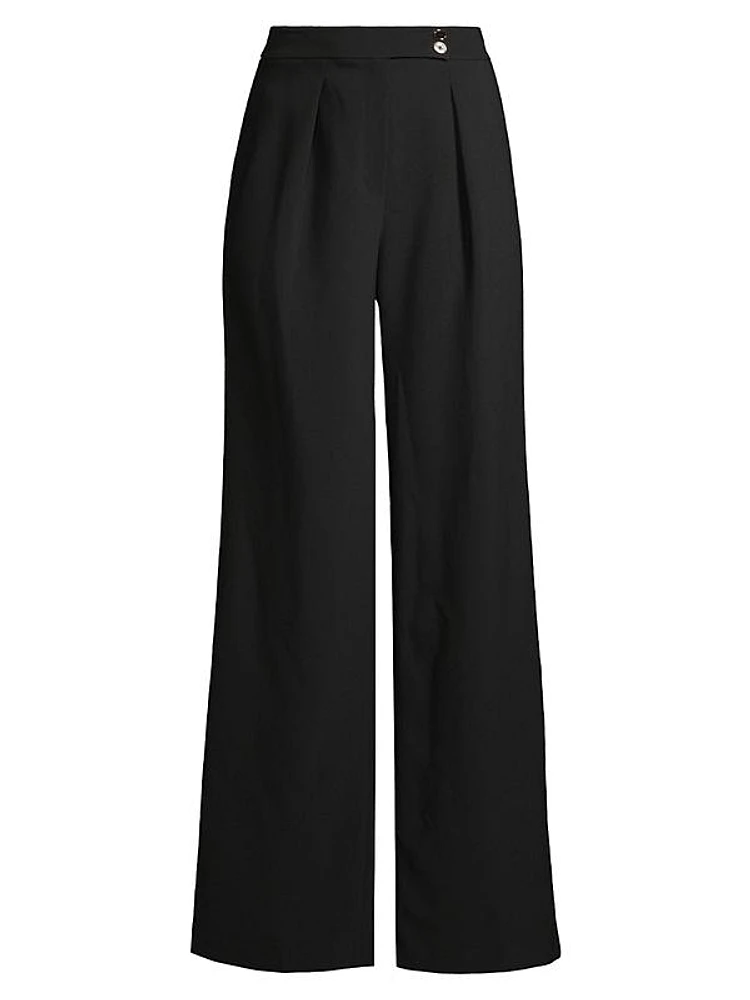 Deco Pleat Front Trousers