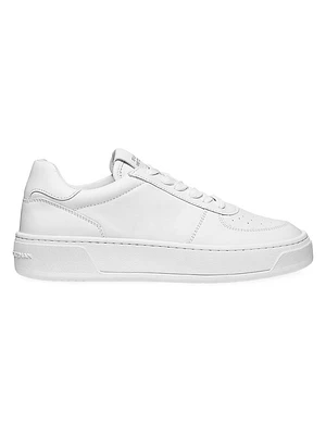 Courtside Low-Top Leather Sneakers