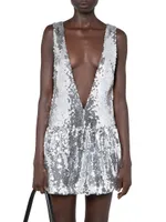 Wake Salina Sequined Minidress