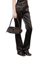 Wake Arin Straight-Leg Satin Trousers