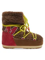 Unisex Icon M-Patch Shearling Ankle Boots