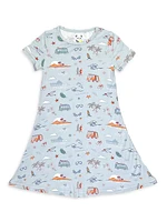 Baby Girl's, Little Girl's & Girl's Graphic Short-Sleeve Dress