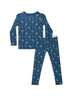 Little Boy's Ninja Print Pajamas