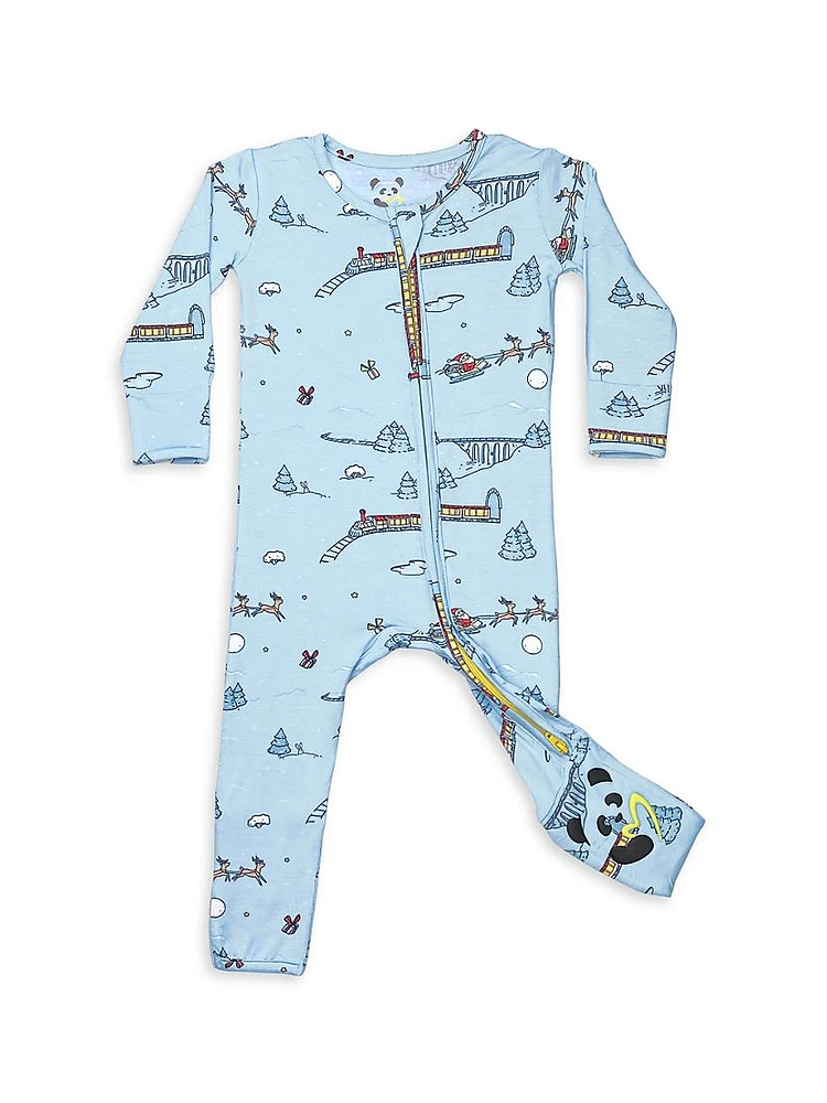 Baby's Polar Express Convertible Footie