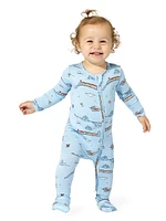 Baby's Polar Express Convertible Footie