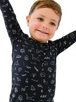 Little Kid's & Back To School Pajamas Set