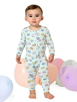 Baby Girl's Candy Hearts Convertible Footie