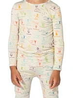 Little Boy's & Dino ABC Pajamas Set