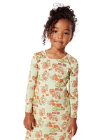 Little Girl's & Apple Orchard Long-Sleeve Dress