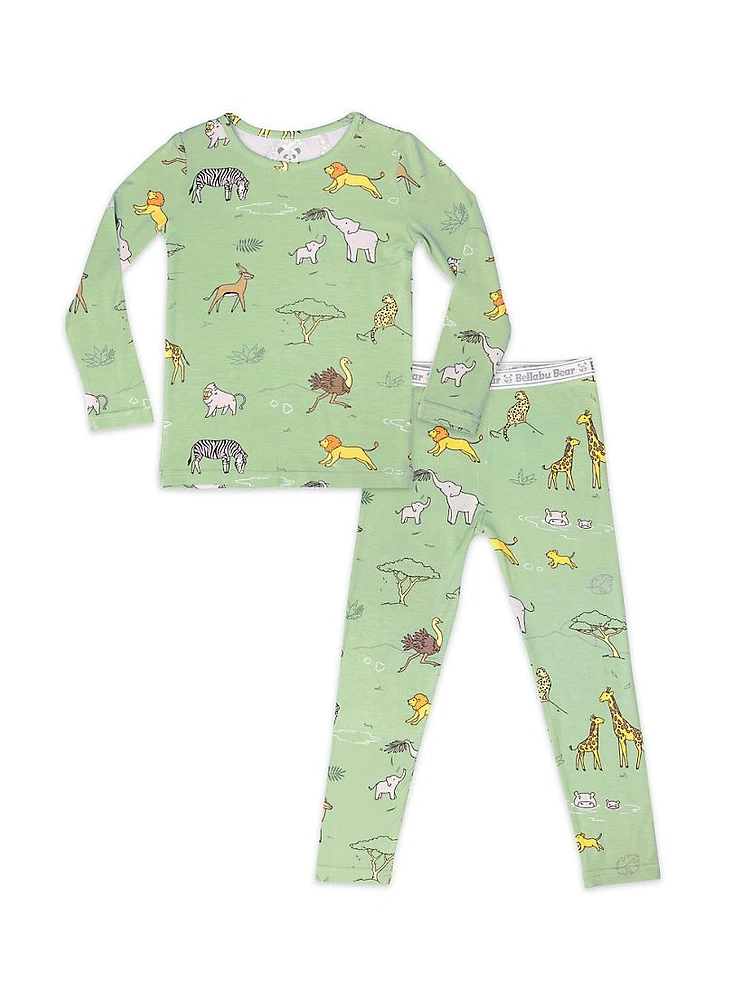 Baby's, Little Kid's & Savannah Graphic Pajamas