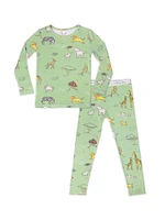 Baby's, Little Kid's & Savannah Graphic Pajamas