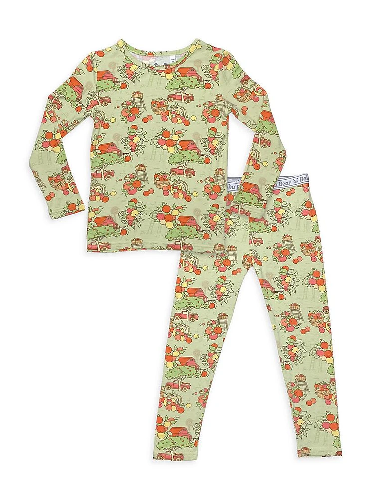 Little Boy's & Apple Orchard Pajamas Set