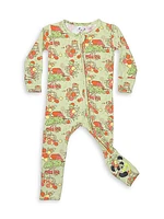 Baby Girl's & Little Girl's Apple Orchard Graphic Coverall