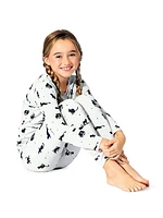 Baby Girl's, Little Girl's & Girl's Black Cat Graphic Pajamas